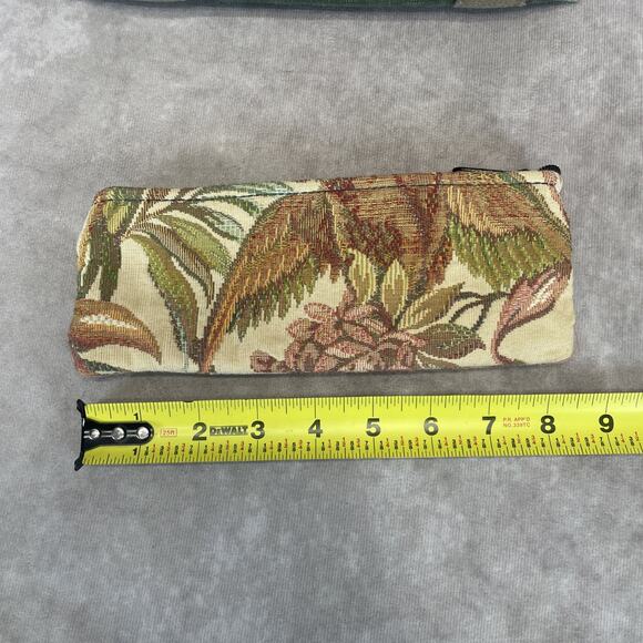 Vtg Cedar Key Canvas Tapestry Bag & Wallet Set Toucan Tropical Floral Mini Tote - Picture 2 of 11